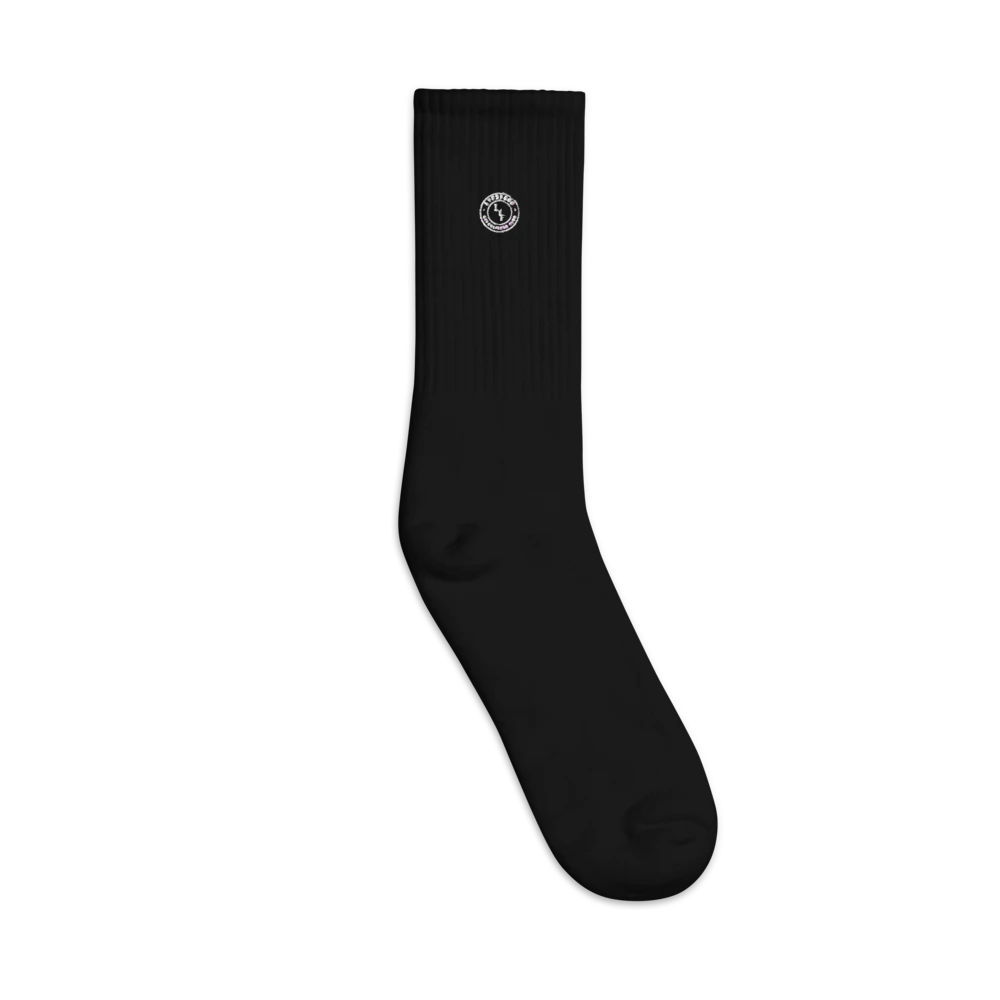 LYF Embroidered Crew Socks | SOCCO SC200