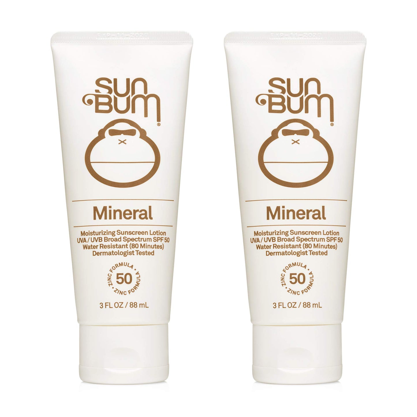 Sun Bum Sun Bum Mineral Spf 50 Sunscreen Lotion Vegan and Reef Friendly (octinoxate & Oxybenzone Free) Broad Spectrum Natural Sunscreen With Uva/uvb Protection 2 Pack