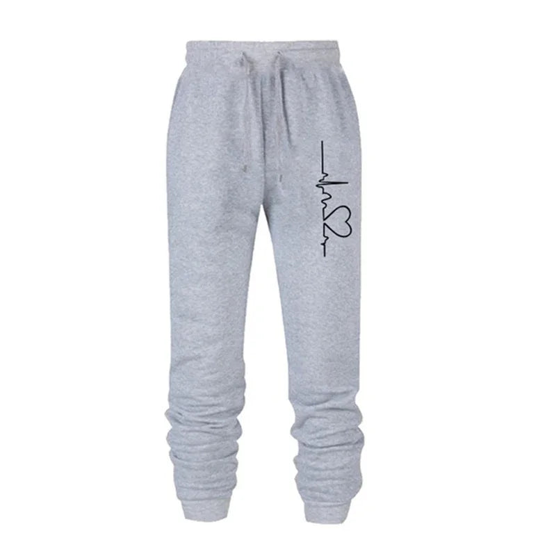 Womens Sweatpants Printing Fashion Casual Jogging Fitness Sports Trousers Street Versatile High Quality Soft Elastic Waist Pants