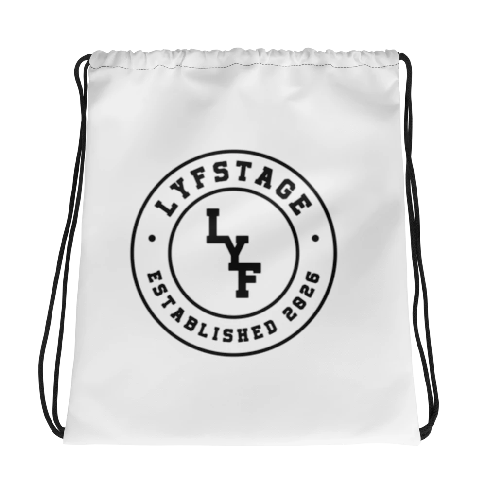LYF All-Over Print Drawstring Bag