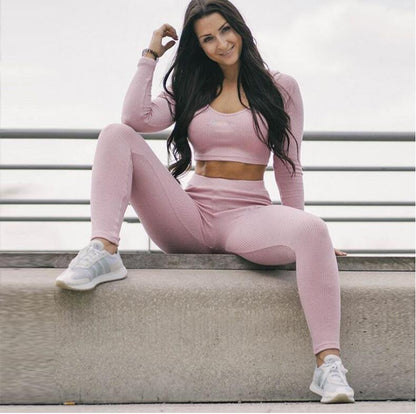 Breathable Slim Fit Sportswear Set for Fitness
