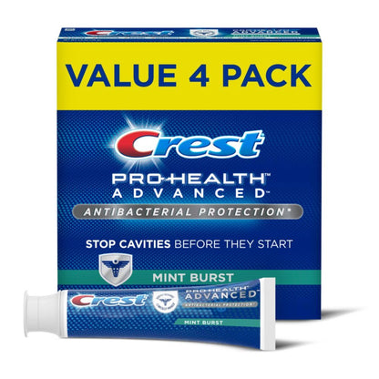 Crest Pro-Health Advanced Antibacterial Protection Toothpaste Crest Toothpaste Crest Pro Health Toothpaste - Pack of 4 5 Oz Tubes