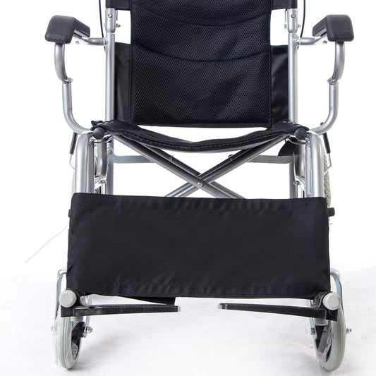 Wheelchair Footrest Belt - Transporter Leg Strap - Adjustable Legs Security Belt for Chairs & Wheelchairs for Disability Seniors Elderly Use Black FYH249