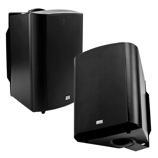 OSD 5.25" Outdoor Patio Speaker Pair 120W IP54 Weather Resistant Black AP520