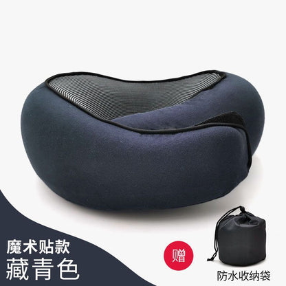 Memory Foam Neck Pillow - Portable Travel Support