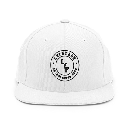 LYF White Classic Snapback | Yupoong 6089M