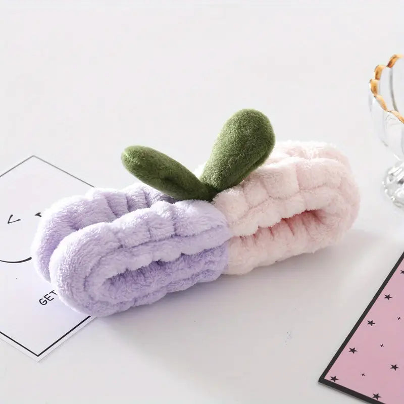 Kawaii Plush Hair Hoop Headband for Washing Face