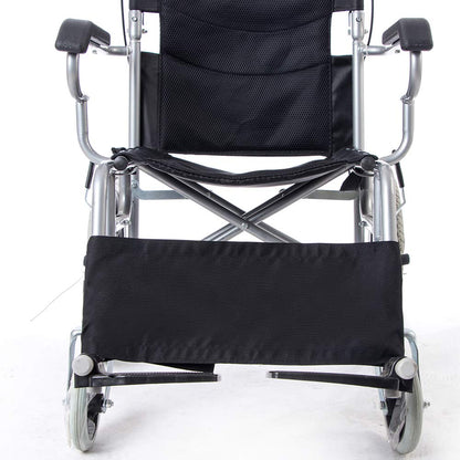 Wheelchair Footrest Belt - Transporter Leg Strap - Adjustable Legs Security Belt for Chairs & Wheelchairs for Disability Seniors Elderly Use Black FYH249