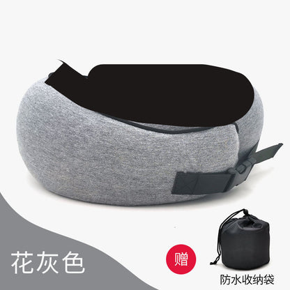 Memory Foam Neck Pillow - Portable Travel Support