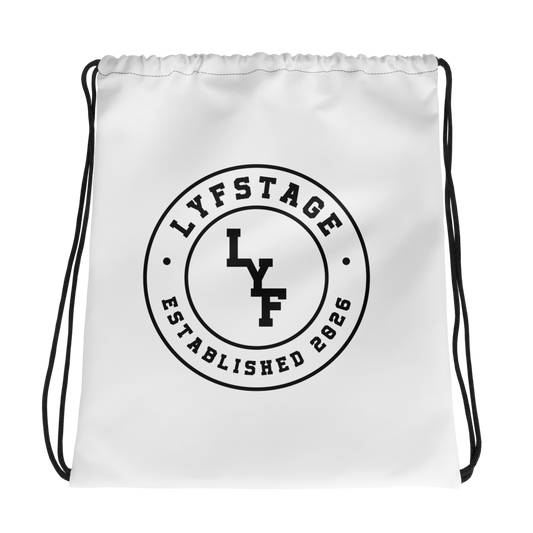 LYF All-Over Print Drawstring Bag
