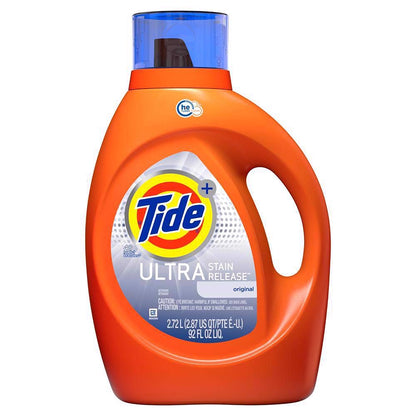 Tide Ultra Stain Release Liquid Laundry Detergent Original 48 Loads 92 fl oz