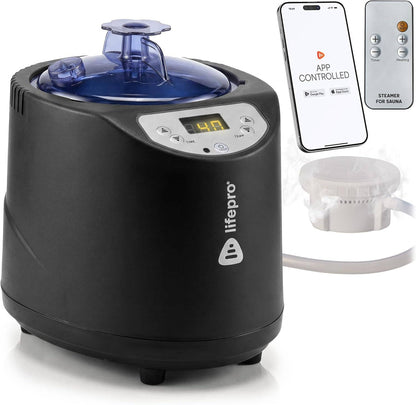 LifePro Sauna Steamer Machine – 2.6L Portable Steam Sauna
