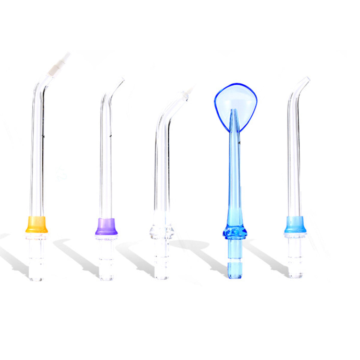 Various tips for Portable Water Flosser and Pik for dental hygiene, enhancing teeth cleaning efficiency.