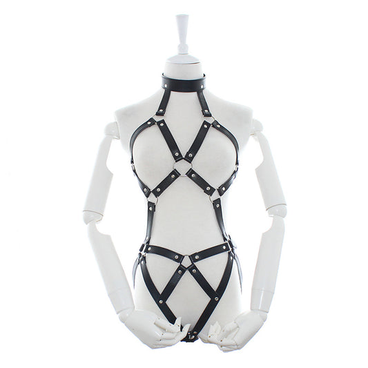 Leather Bondage Outfit, Leather Clothing, Lingerie