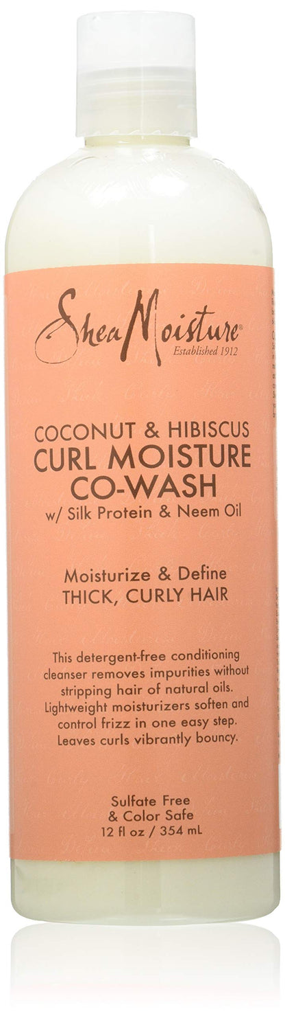 Shea Moisture Coconut & Hibiscus Co-Wash Conditioning Cleanser 12 Ounce