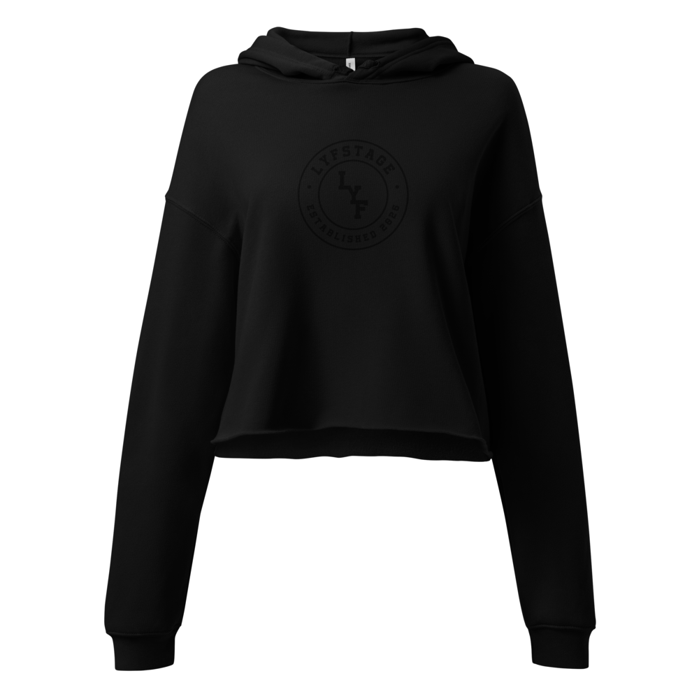 LYF Women's Cropped Hoodie | Bella + Canvas 7502