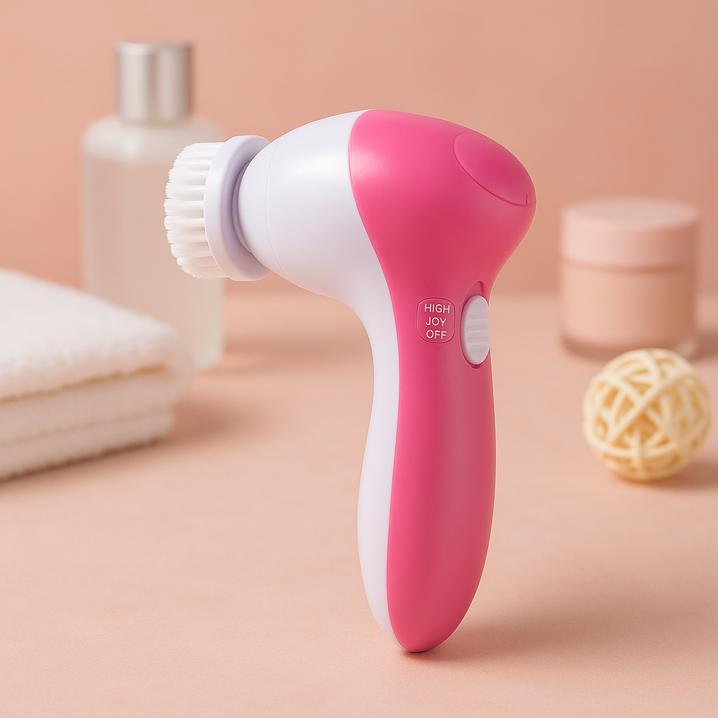 5 in 1 Electric Facial Cleansing Brush Set
