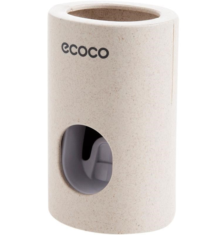Automatic Wall-Mounted Toothpaste Dispenser (Single) in a sleek design, ideal for modern bathroom organization.