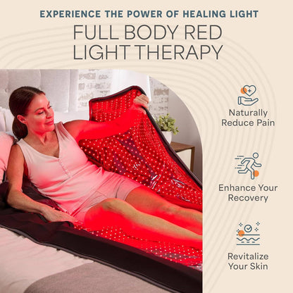 Infrared Red Light Therapy Blanket – Full Body Recovery Mat