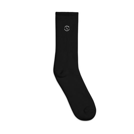 LYF Embroidered Crew Socks | SOCCO SC200
