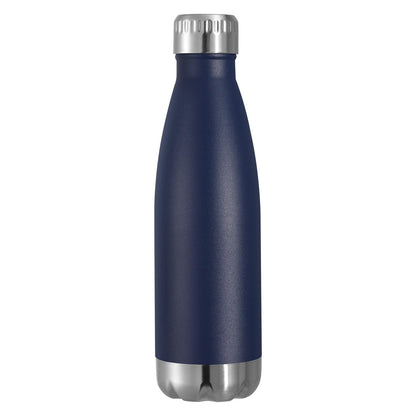 VEGOND 17oz Stainless Steel Water Bottles Reusable Metal Sports Water Bottle Keeps Drink Hot and Cold BPA Free Double Wall Vacuum Cola Shape Insulated Water Bottle for Camping Gym 1 Pack