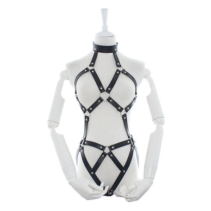 Leather Bondage Outfit, Leather Clothing, Lingerie