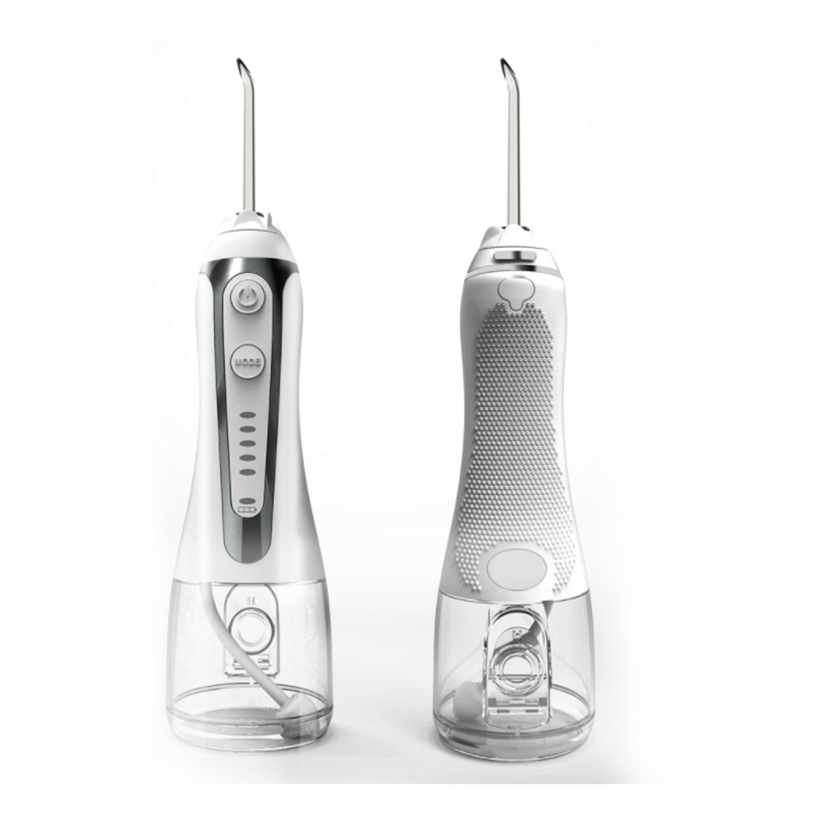 Portable Water Flosser And Pik For Dental Hygiene, featuring a sleek design and powerful water jet functionality.