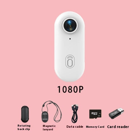 Mini 4K Action Camera - Waterproof, Wearable, Magnetic Mount