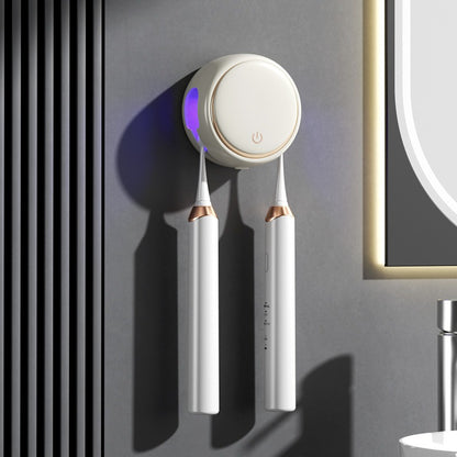 UV Toothbrush Sterilizer with Timing Functions (One Set)
