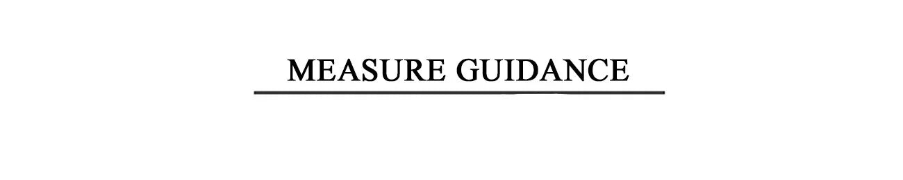 Text stating 'MEASURE GUIDANCE' for providing measurement instructions.