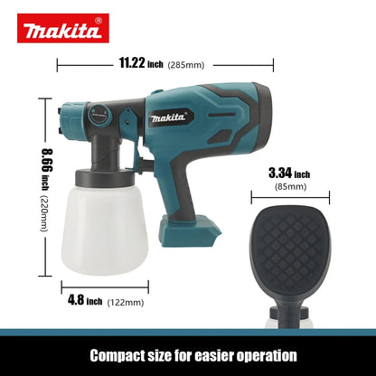 Makita 800ML Electric Spray Gun High Power Tools Paint Sprayer Auto Household Electric Spray Gun For Auto And Household Use