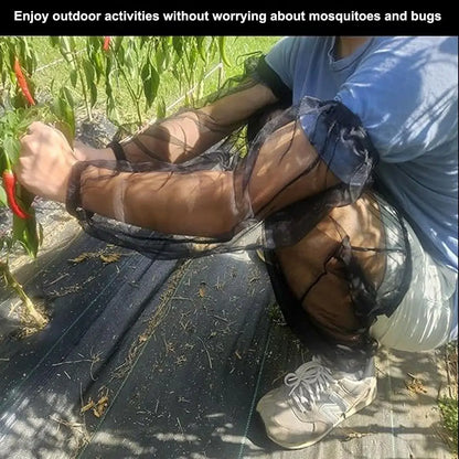 Mosquito Arm Sleeves Breathable Summer Mesh Lightweight Leg Mosquito Nets Anti-mosquito Outdoor Camping Hiking for Fishing
