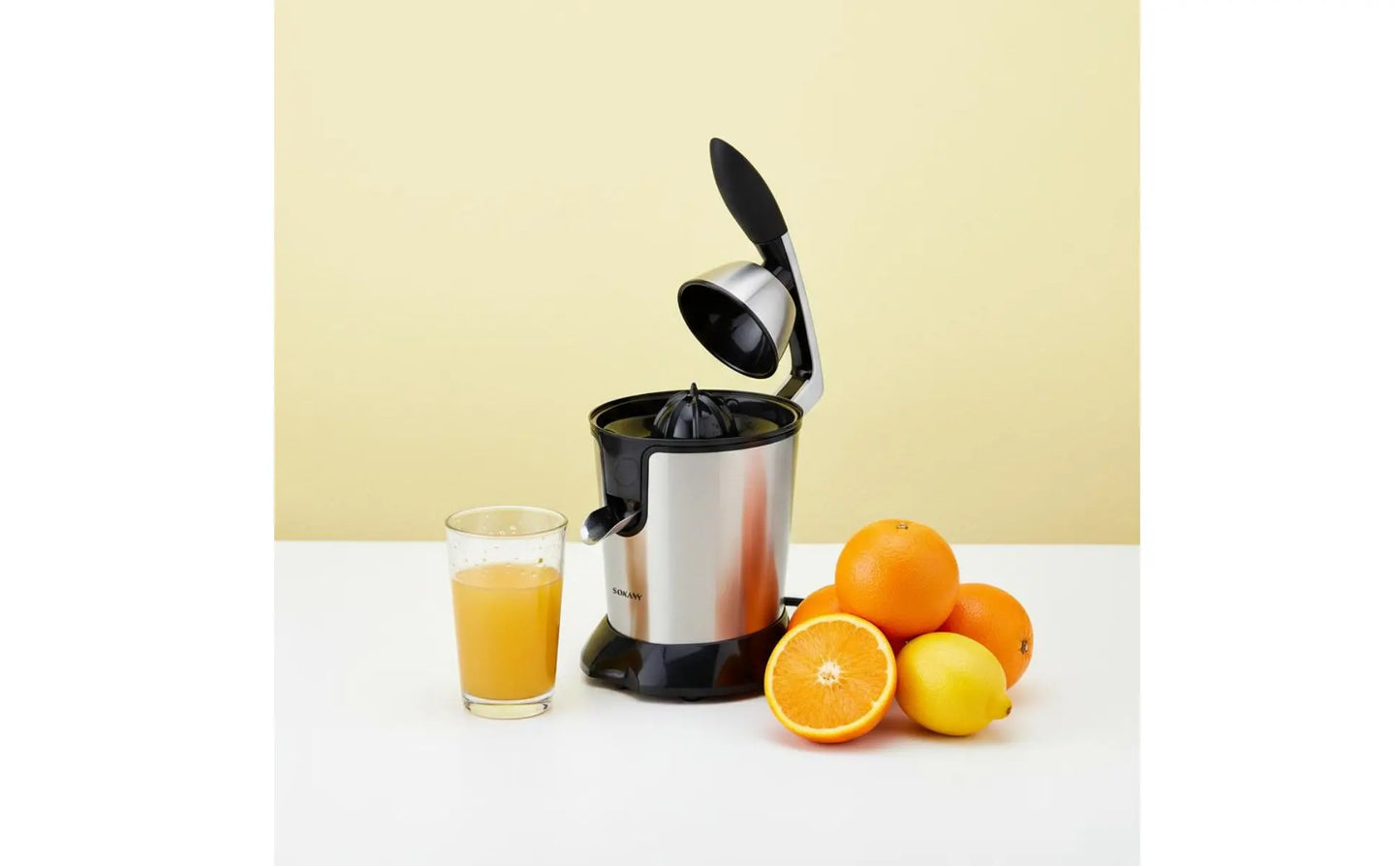 Electric Fruit Juicer Easy to Use Fruit Juicer Machine Lemon Press Extractor Comfortable Handle Kitchen Appliance