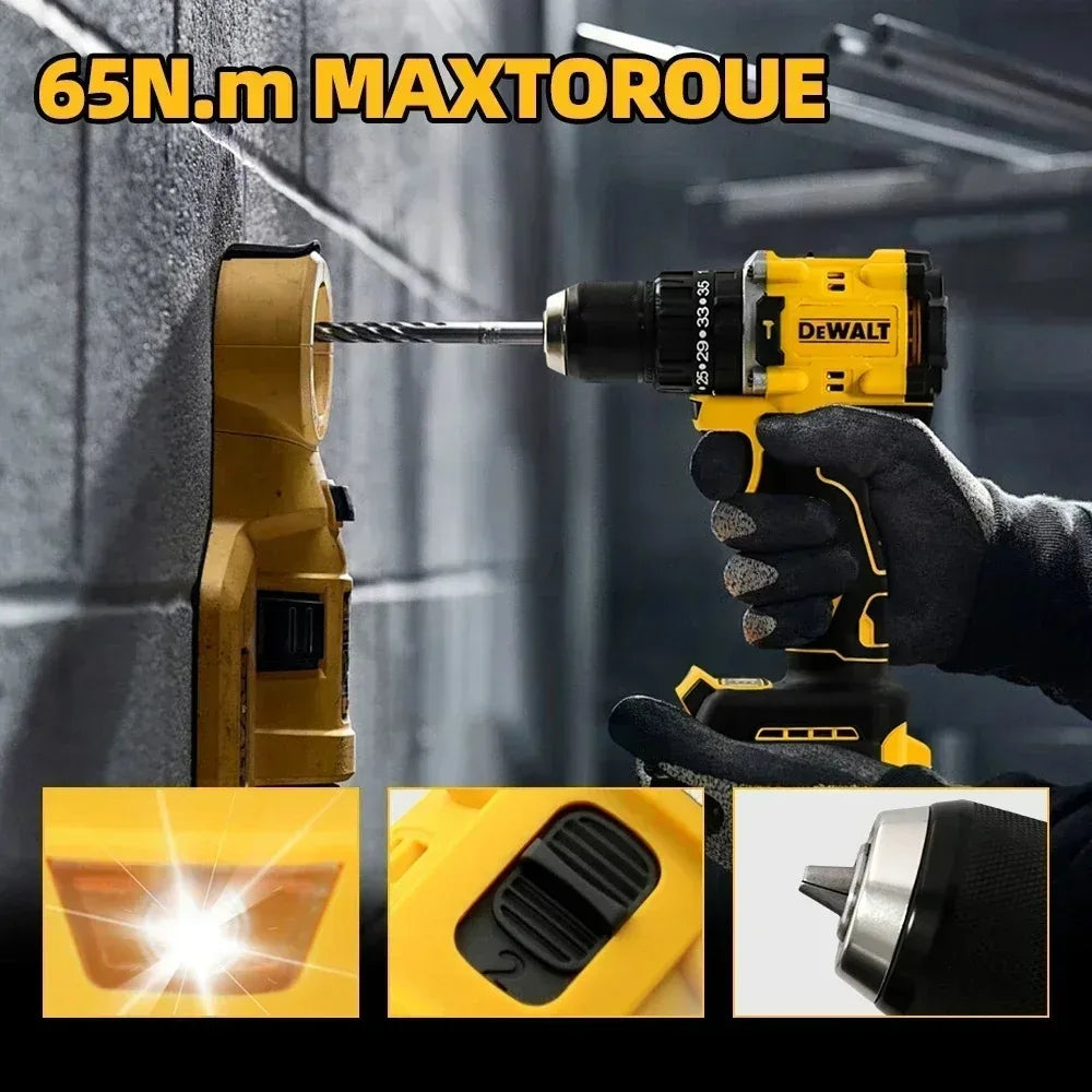 DEWALT DCD805 20V MAX Brushless Cordless Impact Drill Electric Screwdriver Multi-Function Hand Drill Tool