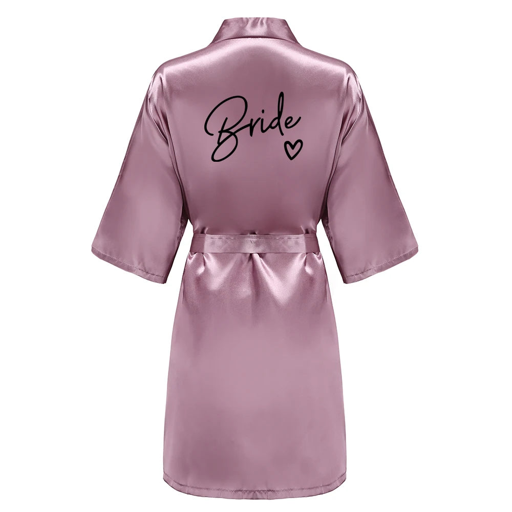 Bridesmaid Satin Robes - Stylish Kimono Pajamas for Weddings