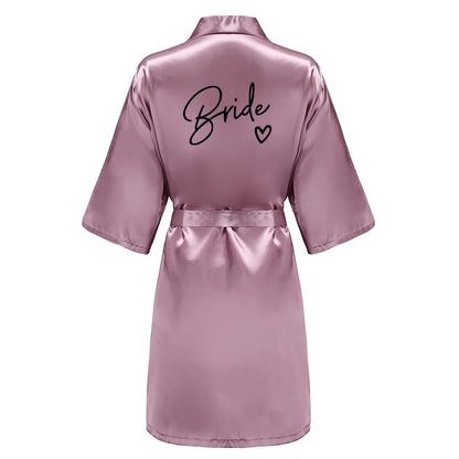 Bridesmaid Satin Robes - Stylish Kimono Pajamas for Weddings