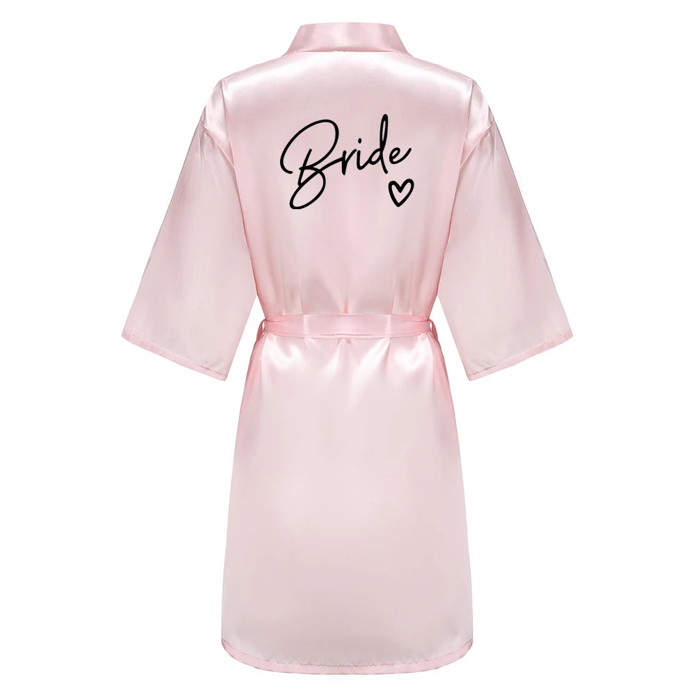 Bridesmaid Satin Robes - Stylish Kimono Pajamas for Weddings