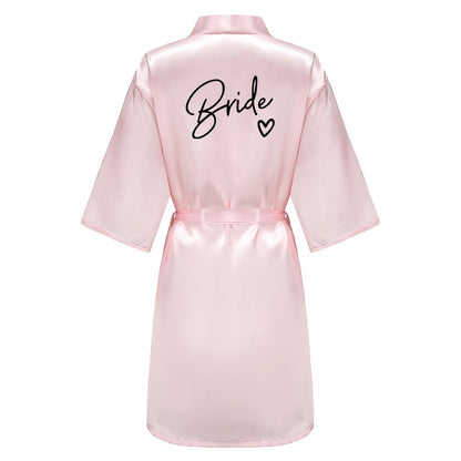 Bridesmaid Satin Robes - Stylish Kimono Pajamas for Weddings