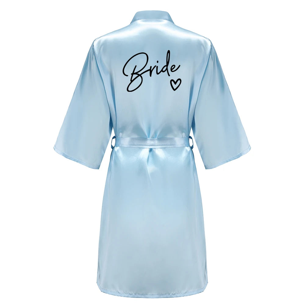 Bridesmaid Satin Robes - Stylish Kimono Pajamas for Weddings