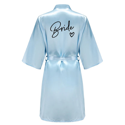 Bridesmaid Satin Robes - Stylish Kimono Pajamas for Weddings