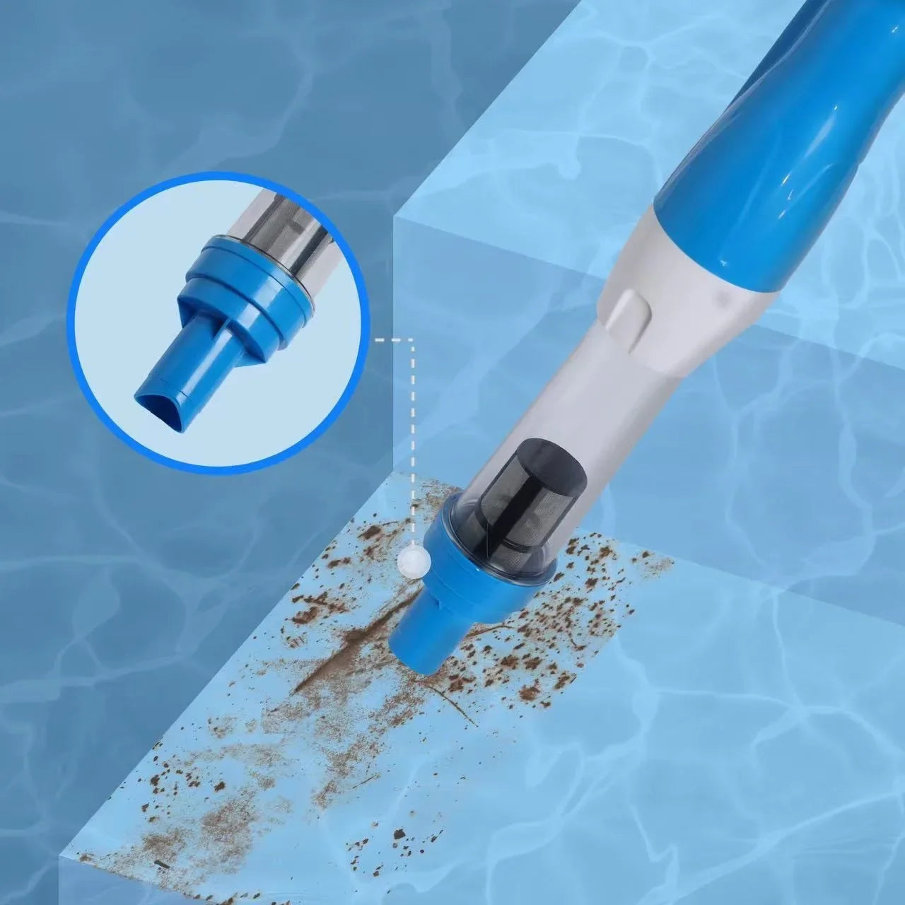 NEW Pool Cleaner Vacuum Rechargeable Pool Fish Tank Swimming Handheld Cordless Spas Hot Tubs Portable