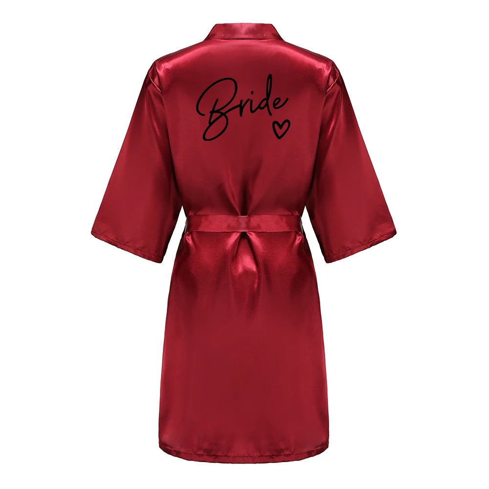 Bridesmaid Satin Robes - Stylish Kimono Pajamas for Weddings
