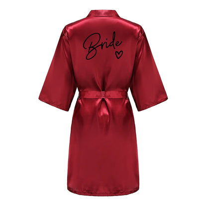 Bridesmaid Satin Robes - Stylish Kimono Pajamas for Weddings