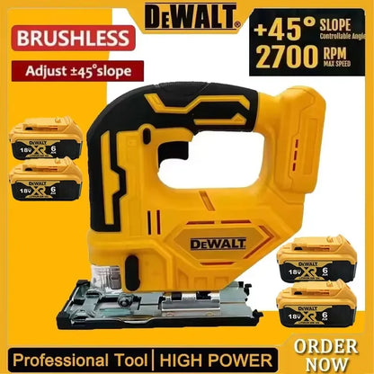 DEWALT 20V MAX Brushless Cordless Jig Saw 2700 RPM Multifunction Adjustable Portable Power Tool for Woodworking