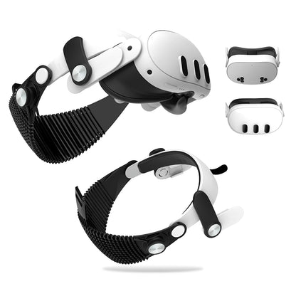 VR Headset Accessories Strap Fit for Meta Quest 3S/Quest 3 VR Head Strap Enhanced Support and Reduce Facial