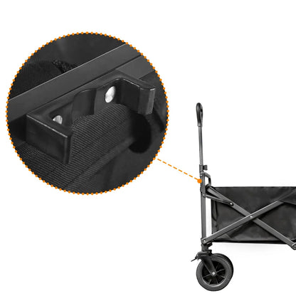 Big Tank Wheels Beach Wagon for Sand 500lbs Large Capacity Foldable Cart Garden Outdoor Picnic Collapse Shopping Trolleys Cart