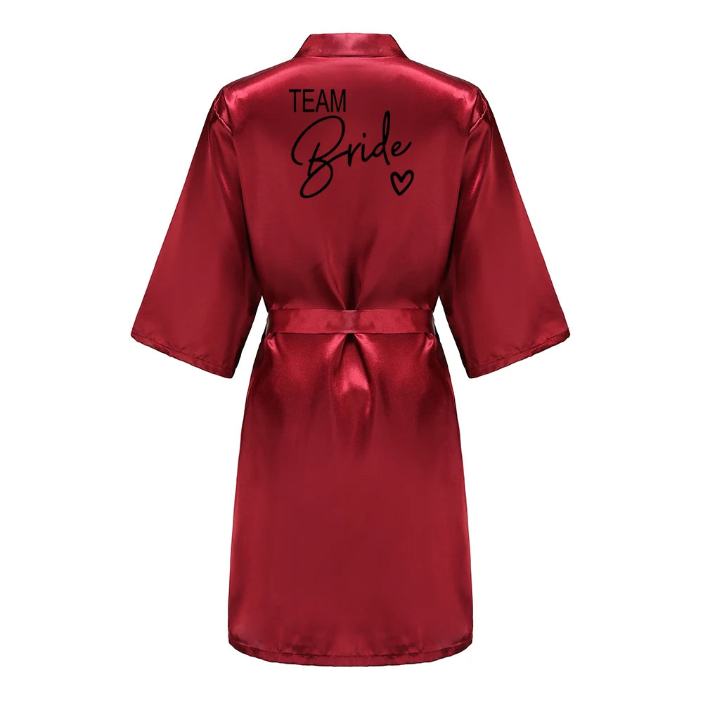 Bridesmaid Satin Robes - Stylish Kimono Pajamas for Weddings