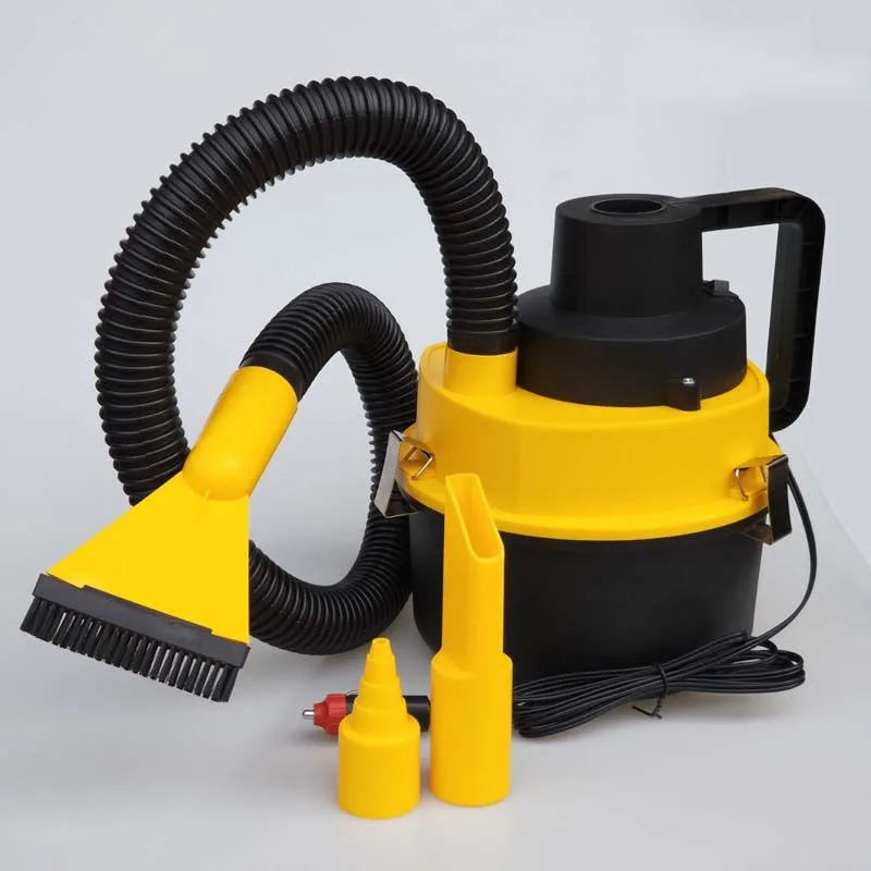 High Power Car Vacuum Cleaner Round Barrel Suction For Motorcycles Wet And Dry Strong Car Cleaner Accessories Motorcycle Equipme