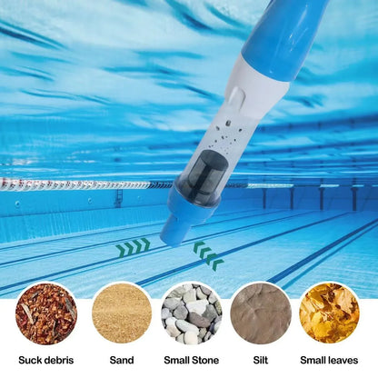 NEW Pool Cleaner Vacuum Rechargeable Pool Fish Tank Swimming Handheld Cordless Spas Hot Tubs Portable