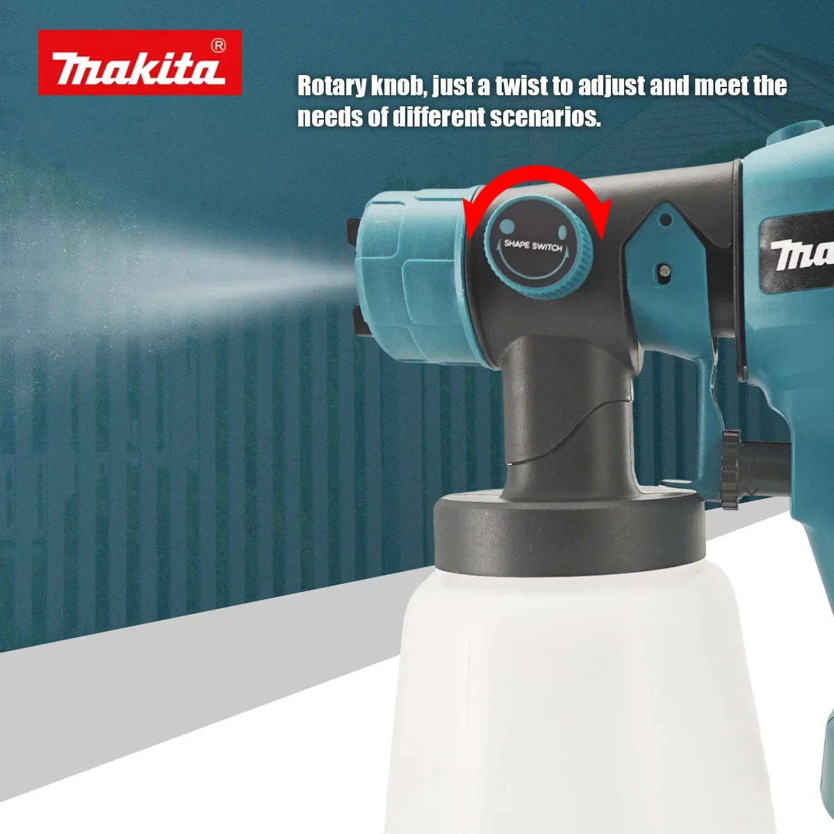 Makita 800ML Electric Spray Gun High Power Tools Paint Sprayer Auto Household Electric Spray Gun For Auto And Household Use